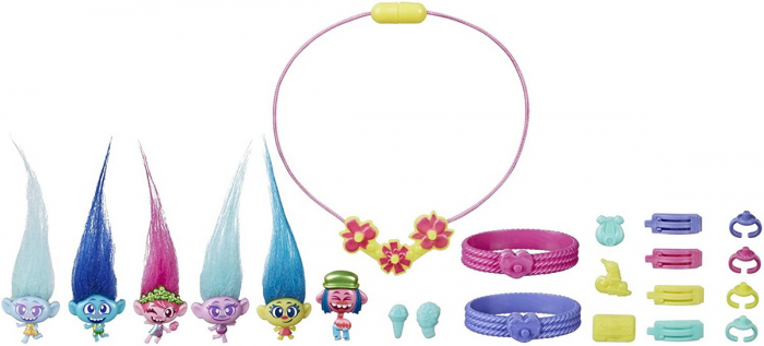 TROLLS SET 6 FIGURINE MICII DANSATORI [2]