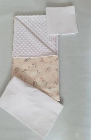 Lenjerii de pat pentru copii - Lenjerie patut cu paturica Birds