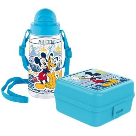 Disney Mickey Set Cutie Sandwich + Sticla plastic fara BPA [0]
