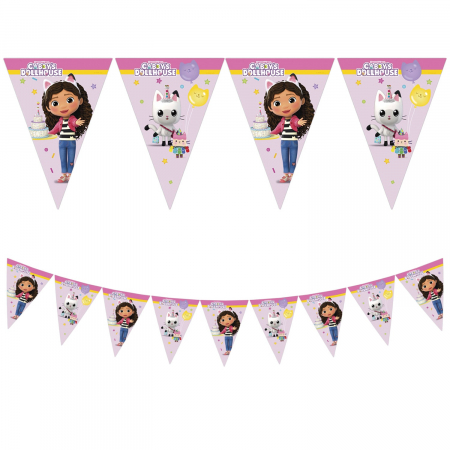 Jucarii - Banner litere Happy Birthday Gabby's Dollhouse 230 cm