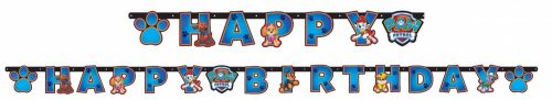 Accesorii fetite - Banner litere Happy Birthday Patrula Catelusilor 210 cm