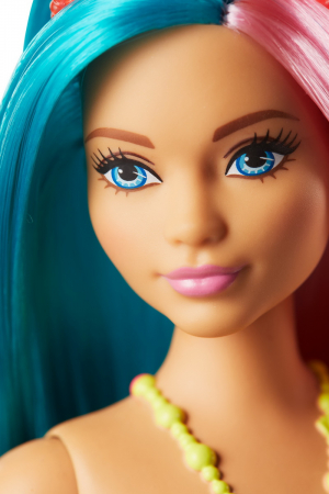 Barbie papusa sirena cu coronita roz deschis [3]