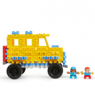 Set constructie Autobuz scolar 72 piese [2]