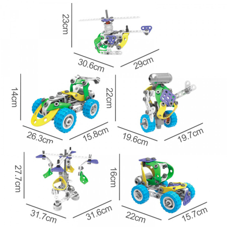 Set de constructie 5 in 1 motorizat [5]