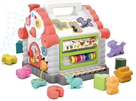 Casuta Educativa A Animalutelor Cu Sunete Si Lumini [1]