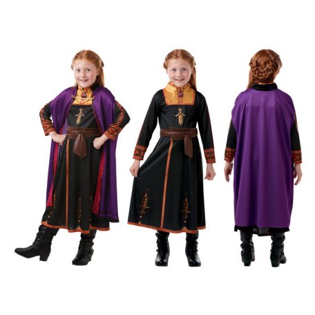 Costum Anna de calatorie  Disney Frozen II, marimea 7-8 Ani [4]