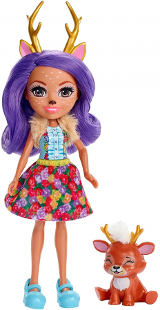 ENCHANTIMALS PAPUSI CU ANIMALUTE DANESSA DEER & SPRINT [3]