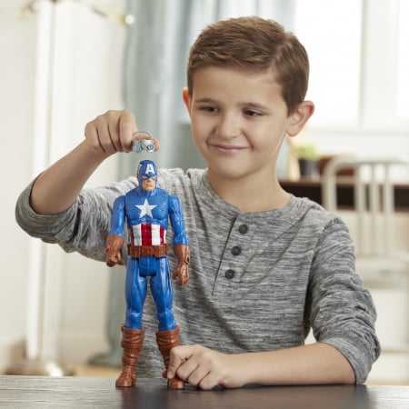 FIGURINA AVANGERS TITAN HERO BLAST GEAR: CAPTAIN AMERICA 30 CM [3]