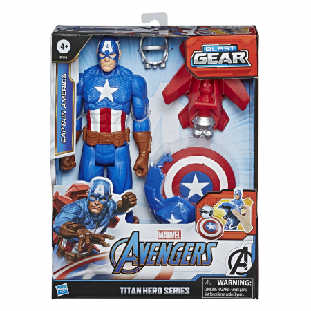 FIGURINA AVANGERS TITAN HERO BLAST GEAR: CAPTAIN AMERICA 30 CM [0]