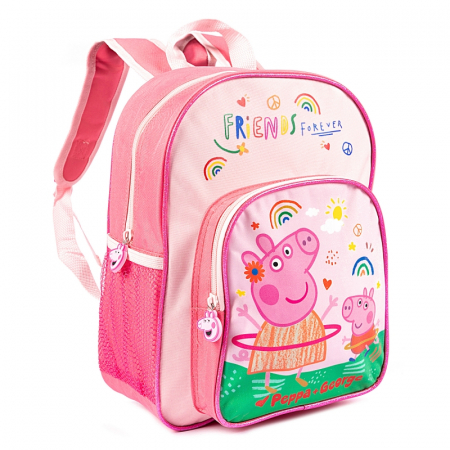 Ghiozdane si genti fete - Ghiozdan 12" 2 Compartimente, Peppa Pig