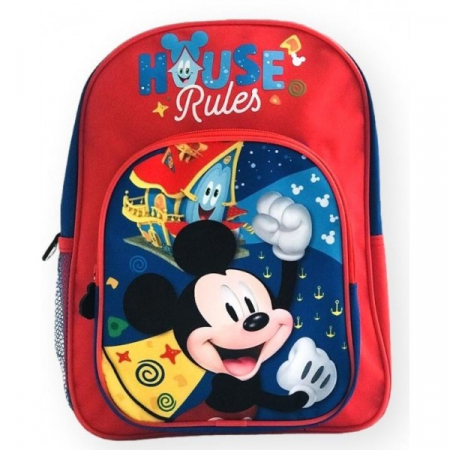 Ghiozdan Gradinita 12" 2 Compartimente, Mickey Mouse [2]