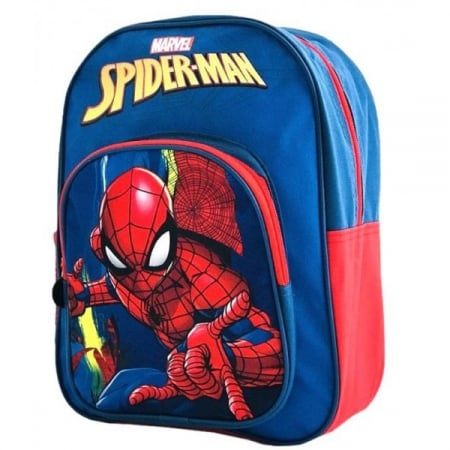 Ghiozdan Gradinita 12" 2 Compartimente, Spider Man [0]