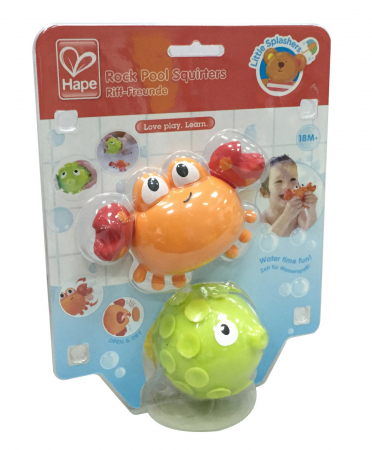 Jucarii Baie - Hape set pentru baie crab si peste