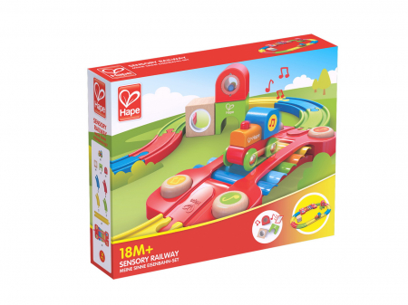 Jucarii bebelusi 10-36 luni - Hape Sina de tren senzoriala