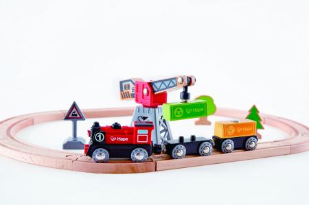Hape Tren livrare marfa [4]