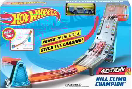 Jucarii - Hot Wheels Hot Wheels Lansator Cu Masinuta Power Up The Hill