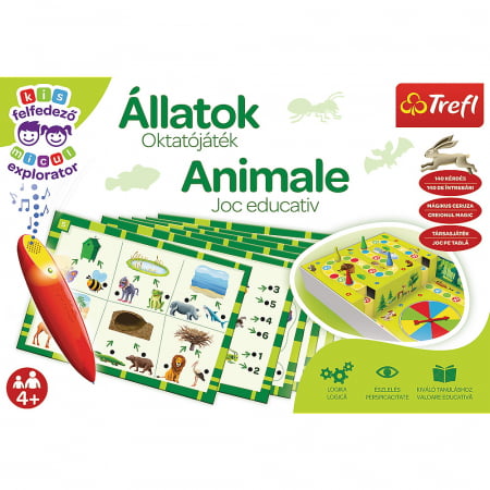 Joc educativ Micul explorator - Animalele, cu creion magic [8]