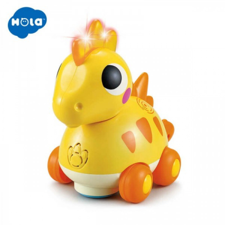 Jucarie Baby Dino Stegosaurus Cu Sunete Si Lumini [4]