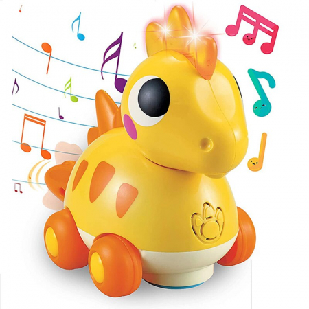 Jucarie Baby Dino Stegosaurus Cu Sunete Si Lumini [2]