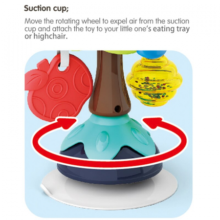 Jucarie Bebe Cu Ventuza - Bufnita [6]