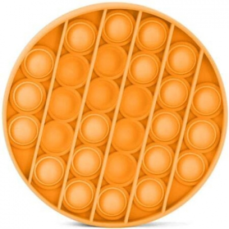 Jucarie Pop It Now & Flip It, Push Bubble Rotund Portocaliu [1]