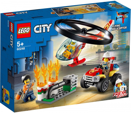 LEGO CITY INTERVENTIE CU ELICOPTERUL DE POMPIERI 60248 [0]
