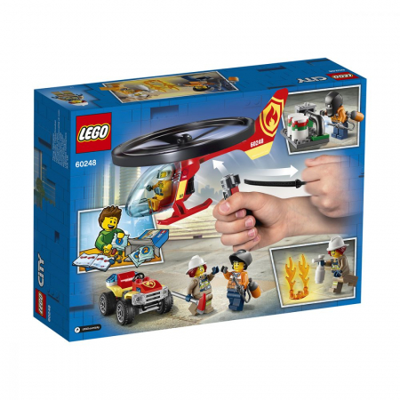 LEGO CITY INTERVENTIE CU ELICOPTERUL DE POMPIERI 60248 [8]