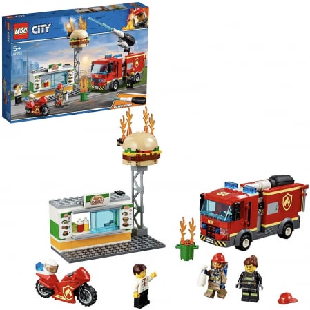 LEGO CITY STINGEREA INCENDIUL DE LA BURGER BAR 60214 [3]