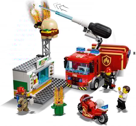 LEGO CITY STINGEREA INCENDIUL DE LA BURGER BAR 60214 [1]