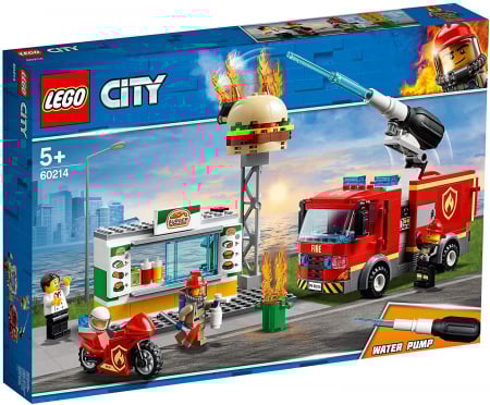 LEGO CITY STINGEREA INCENDIUL DE LA BURGER BAR 60214 [0]