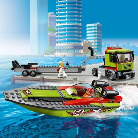 LEGO CITY TRANSPORTOR DE BARCA DE CURSE 60254 [4]
