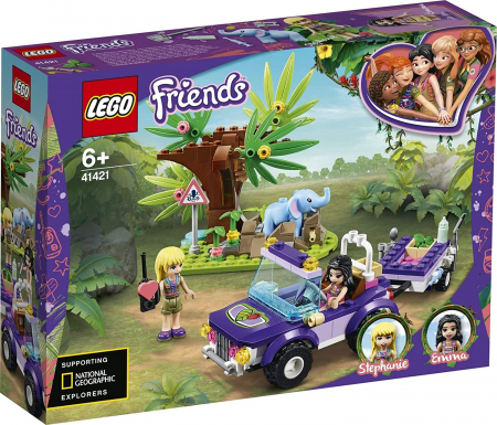 LEGO FRIENDS  SALVAREA PUIULUI DE ELEFANT DIN JUNGLA 41421 [0]