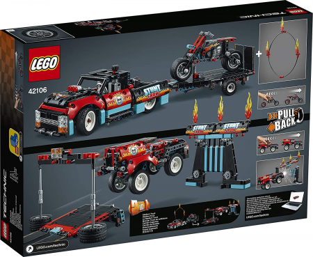 LEGO TECHNIC CAMION SI MOTOCICLETA PENTRU CASCADORII 42106 [8]