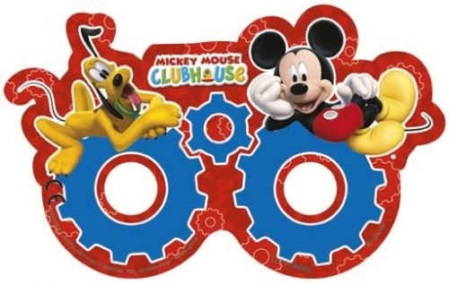 Articole petrecere - Masca Clubul lui Mickey Mouse, set de 6 bucati