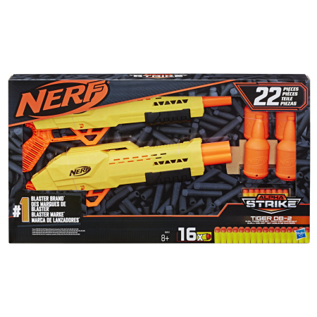 NERF ALPHA STRIKE SET 2 BLASTERE TIGER DB2 CU TINTE [0]