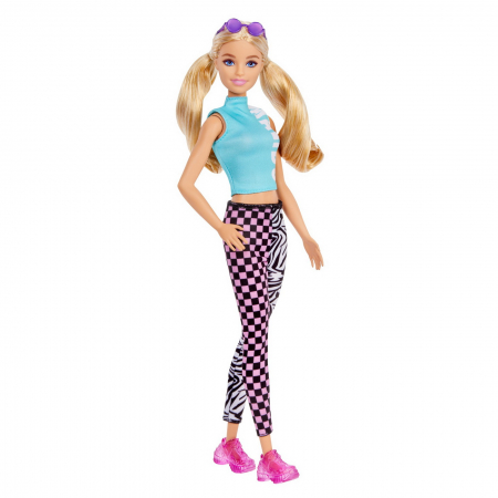 Papusa Barbie Fashionistas - Barbie blonda cu tinuta sport [0]