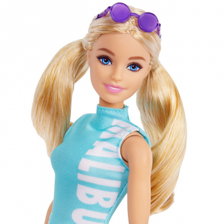 Papusa Barbie Fashionistas - Barbie blonda cu tinuta sport [5]