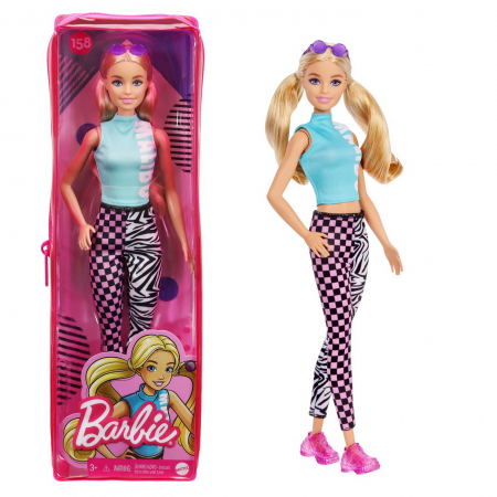 Papusa Barbie Fashionistas - Barbie blonda cu tinuta sport [1]