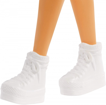 Papusa Barbie Fashionistas - Barbie cu parul blond si rochita sport [5]