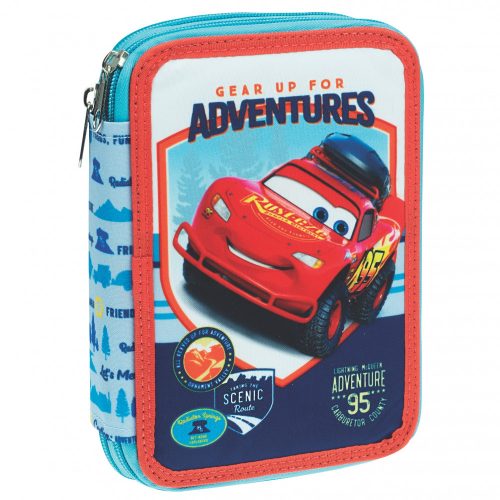 Scoala si gradinita - Penar echipat cu 2 Fermoare Disney Cars