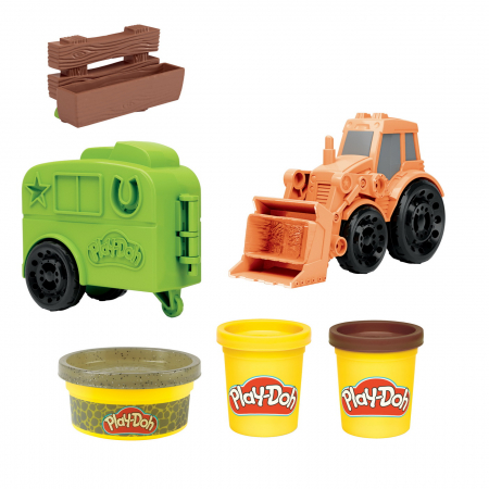 PLAY-DOH SET WHEELS:TRACTORUL [1]