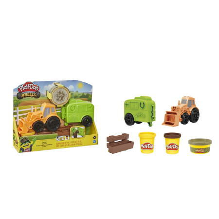 PLAY-DOH SET WHEELS:TRACTORUL [2]