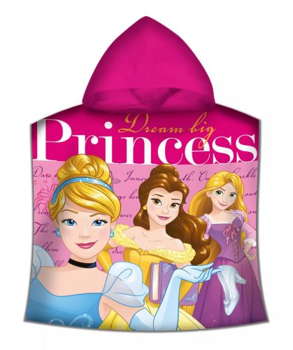 Camera copilului - Prosop de plaja tip poncho  Printese Disney 50*100