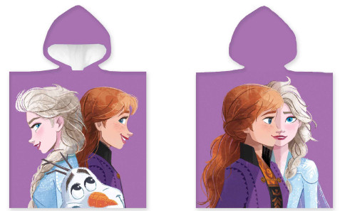 Lichidare stoc - Prosop de plaja tip poncho Frozen 50*100 cm