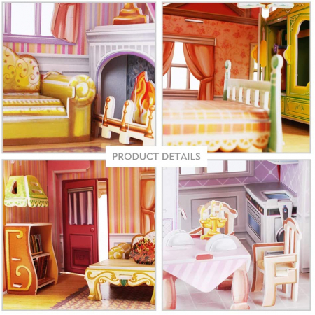 Puzzle 3D CubicFun-Casuta Papusilor  Sara's Home [1]