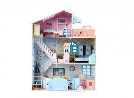 Puzzle 3D CubicFun-Casuta Papusilor VIla de la mare [3]