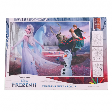 Puzzle 48 Piese + Bonus Frozen 2 [0]