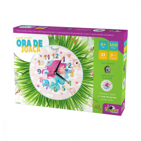Scoala si gradinita - Puzzle Cu Ceas Noriel - Ora De Joaca, Sirena