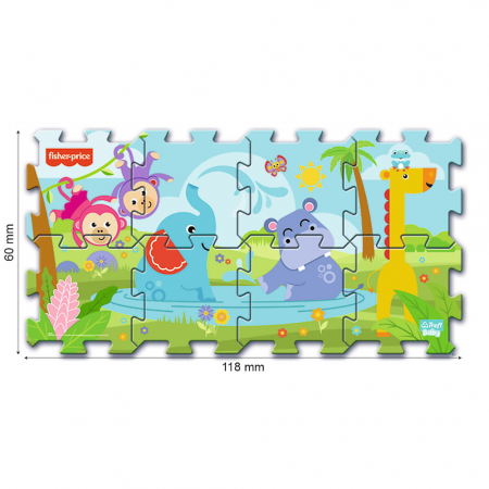 Puzzle de podea din spuma Fisher Price prietenii [2]