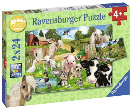 Puzzle ferma animalelor 2x24 piese [0]